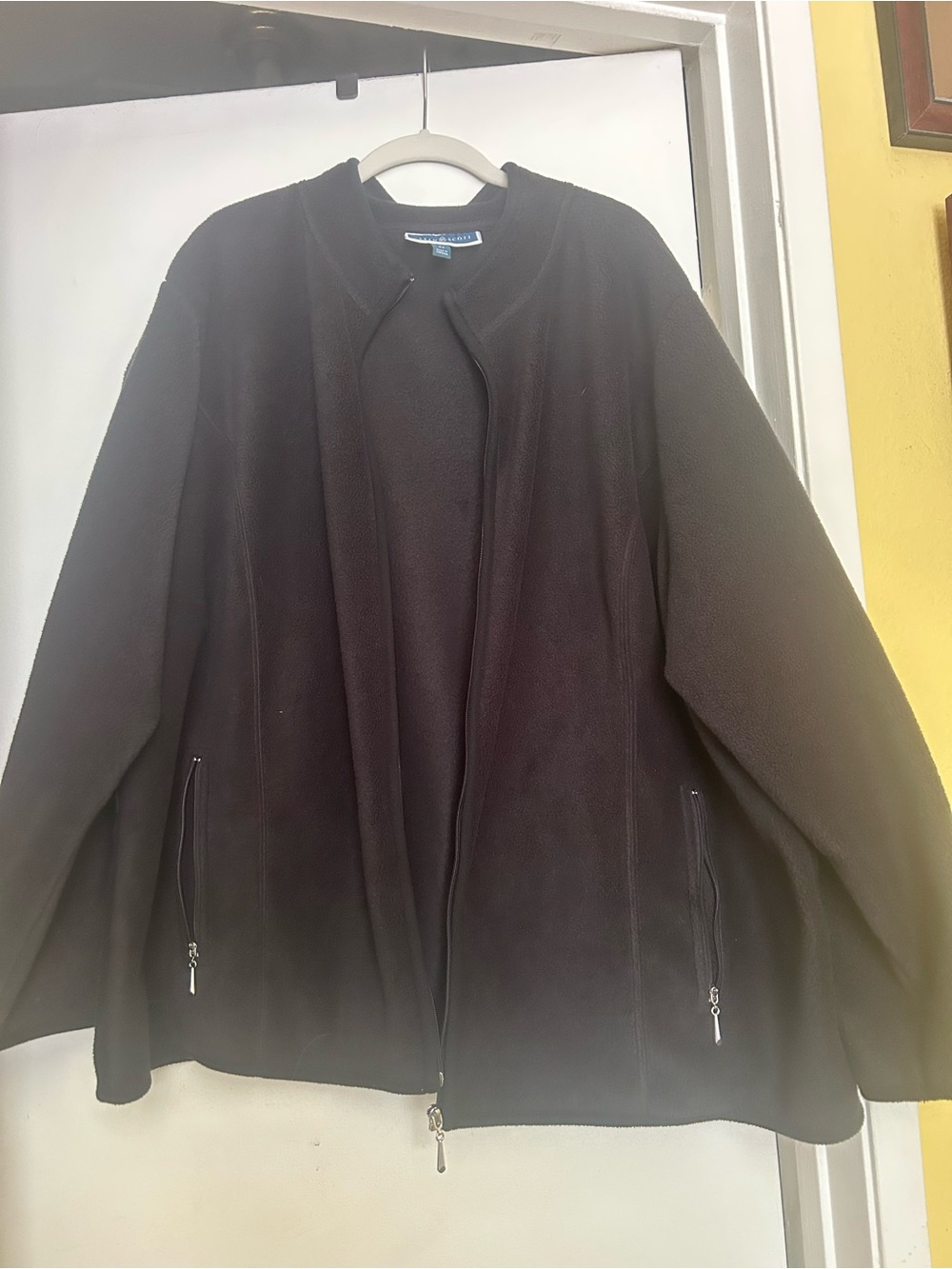 Macy’s Karen Scott Black Zip-Up Jacket, 3X